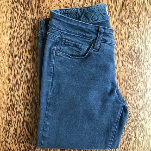 PAIGE Denim - PAIGE Skinny jeans in dyed blue color 26